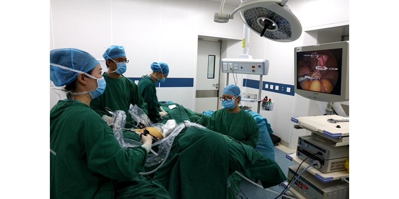 銅川市首例腹腔鏡下雙側(cè)輸卵管結(jié)扎后吻合術(shù)成功